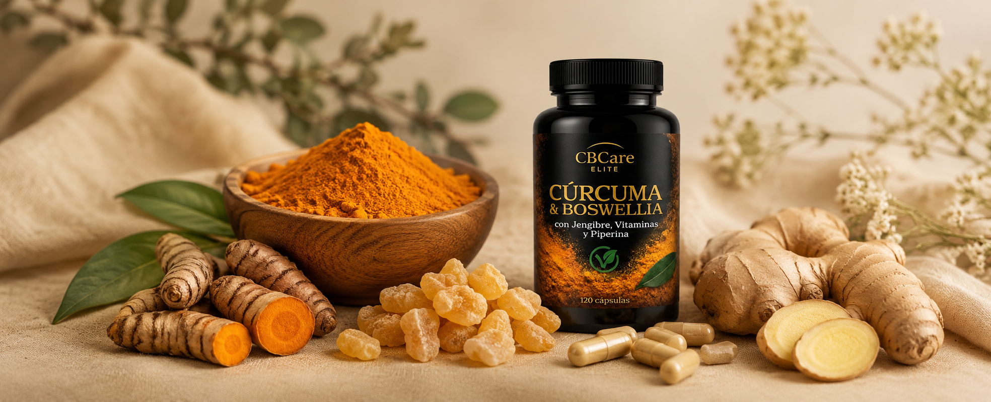 Cúrcuma y boswellia: una combinación para moverte con mayor comodidad