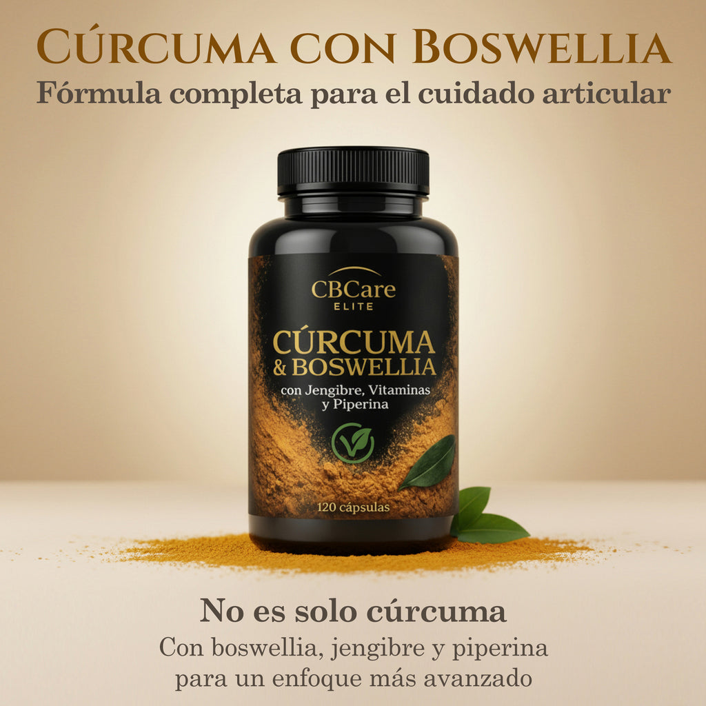 Curcuma + Boswellia CBCare Elite | Bienestar Articular | Antiinflamatorio | Alta Biodisponibilidad